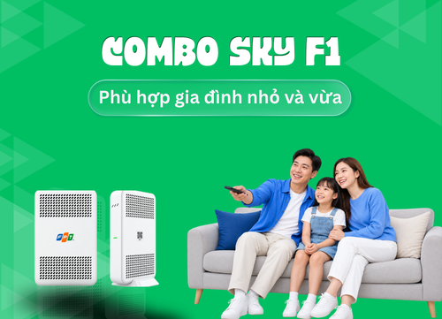 Combo internet truyền hình Sky F1
