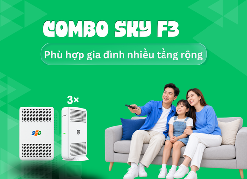 Combo internet truyền hình Sky F3